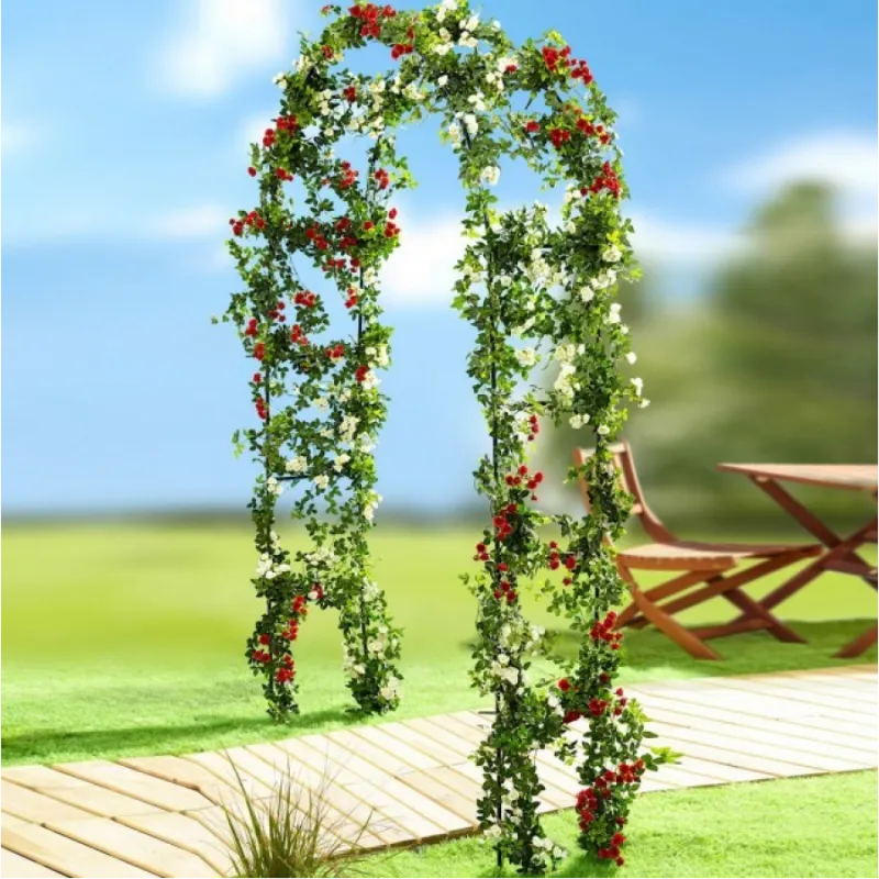 Arcada metalica de gradina pentru flori cataratoare