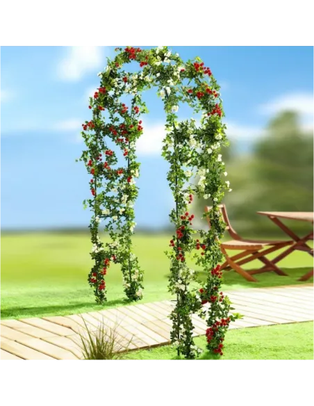 Arcada metalica de gradina pentru flori cataratoare