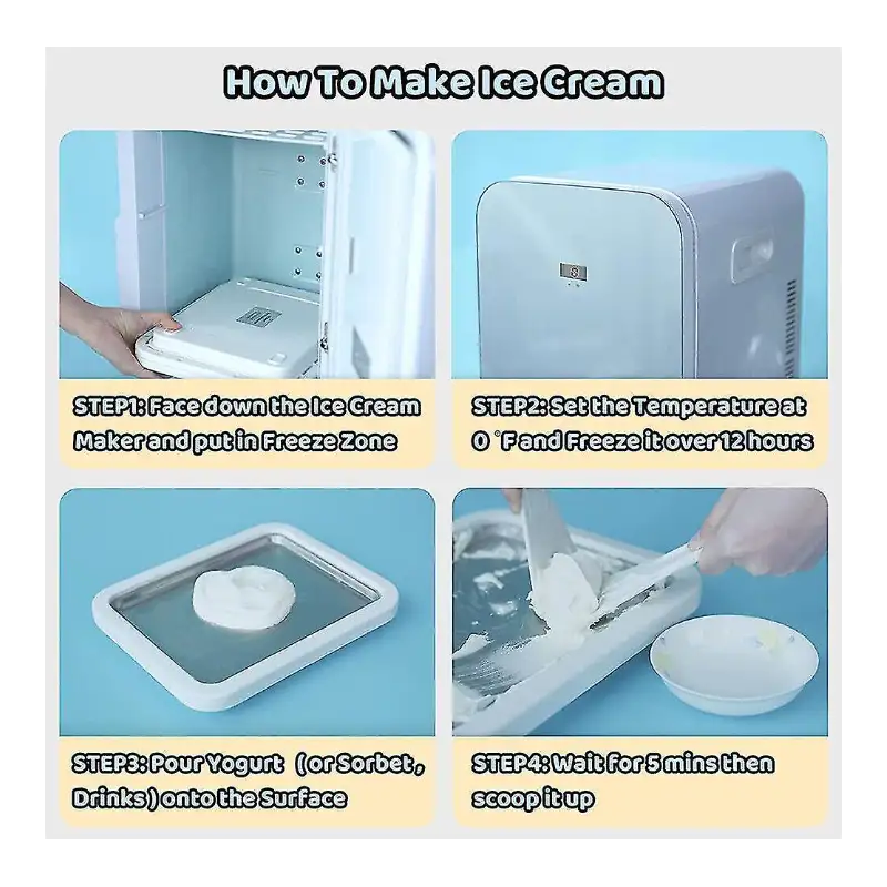 Plita termica pentru inghetata tip rulou