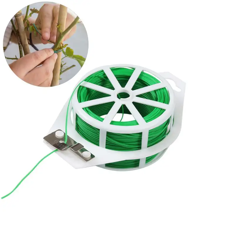 Set 3 x rola cu sfoara de plastic pentru legat plante 50 M