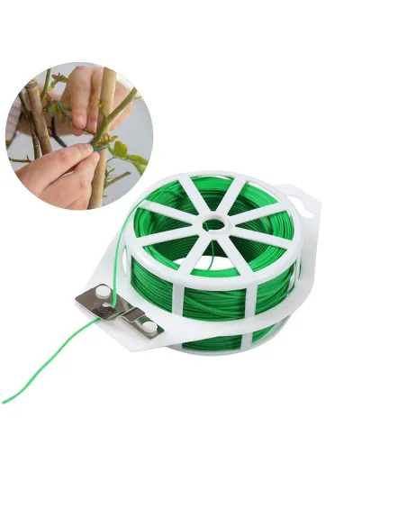 Set 3 x rola cu sfoara de plastic pentru legat plante 50 M