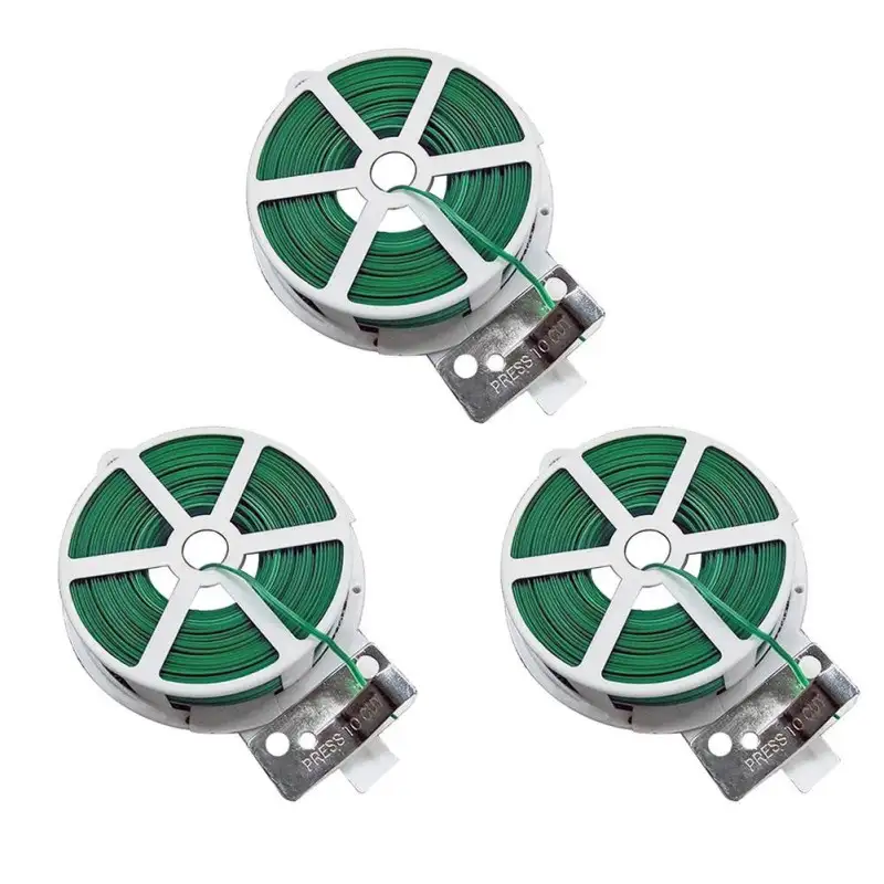 Set 3 x rola cu sfoara de plastic pentru legat plante 50 M