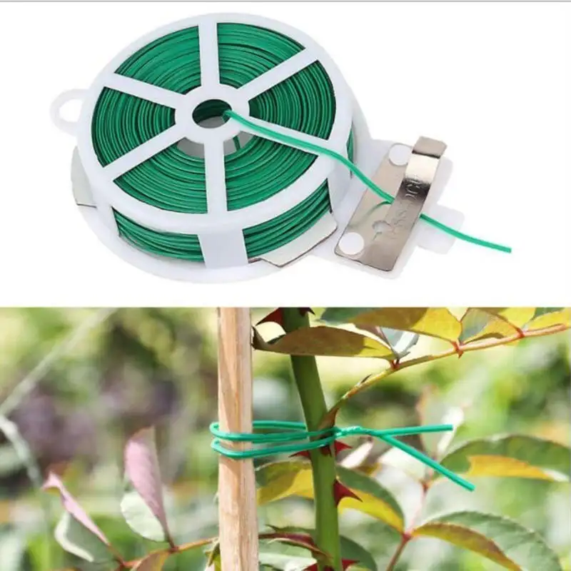 Set 3 x rola cu sfoara de plastic pentru legat plante 50 M