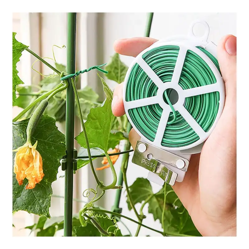 Set 3 x rola cu sfoara de plastic pentru legat plante 50 M