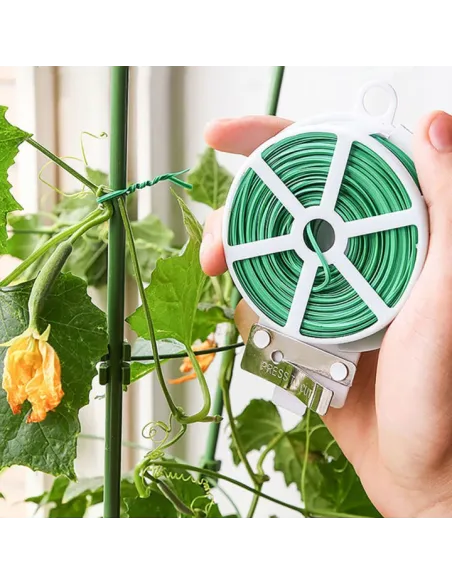 Set 3 x rola cu sfoara de plastic pentru legat plante 50 M