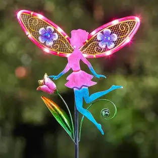 Decoratiune solara Fairy Wings 85 cm