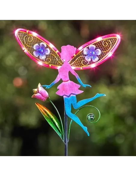 Decoratiune solara Fairy Wings 85 cm