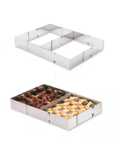 Forma reglabila dreptunghiulara pentru prajituri