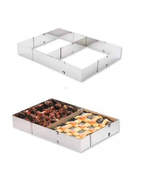 Forma reglabila dreptunghiulara pentru prajituri