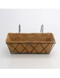 Ghiveci de flori cu fibra de nuca de cocos, 30 cm