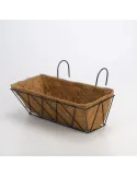 Ghiveci de flori cu fibra de nuca de cocos, 30 cm