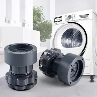 Set 4 picioruse reglabile pentru masina de spalat, anti-zgomot si antiderapante 2