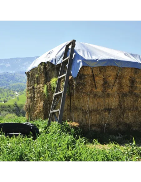 PRELATA CU INELE 4 X 6 M - 80 G/MP- ALBASTRU red-mag.ro