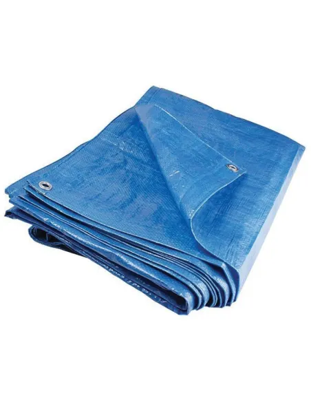 PRELATA CU INELE 4 X 6 M - 80 G/MP- ALBASTRU red-mag.ro