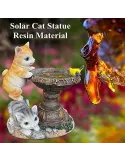 Pisicute fantana solar, decor gradina