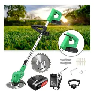 Motocoasa electrica DASGUT, 2 acumulatori, 48V, 18.000 RPM