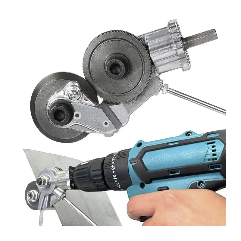 Adaptor bormasina pentru taiat tabla si materiale feroase