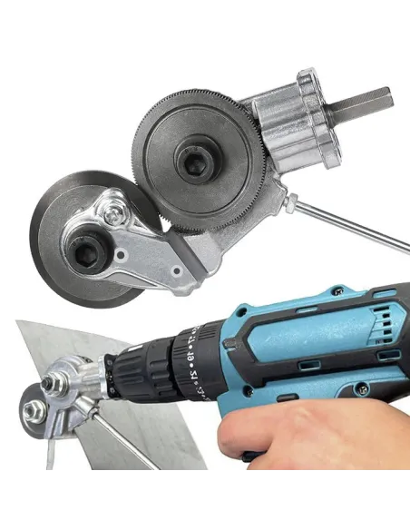 Adaptor bormasina pentru taiat tabla si materiale feroase