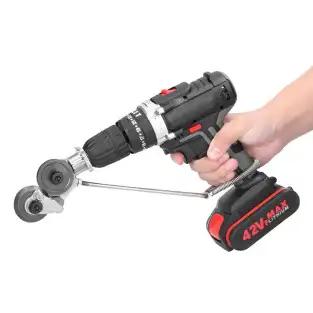 Adaptor bormasina pentru taiat tabla si materiale feroase