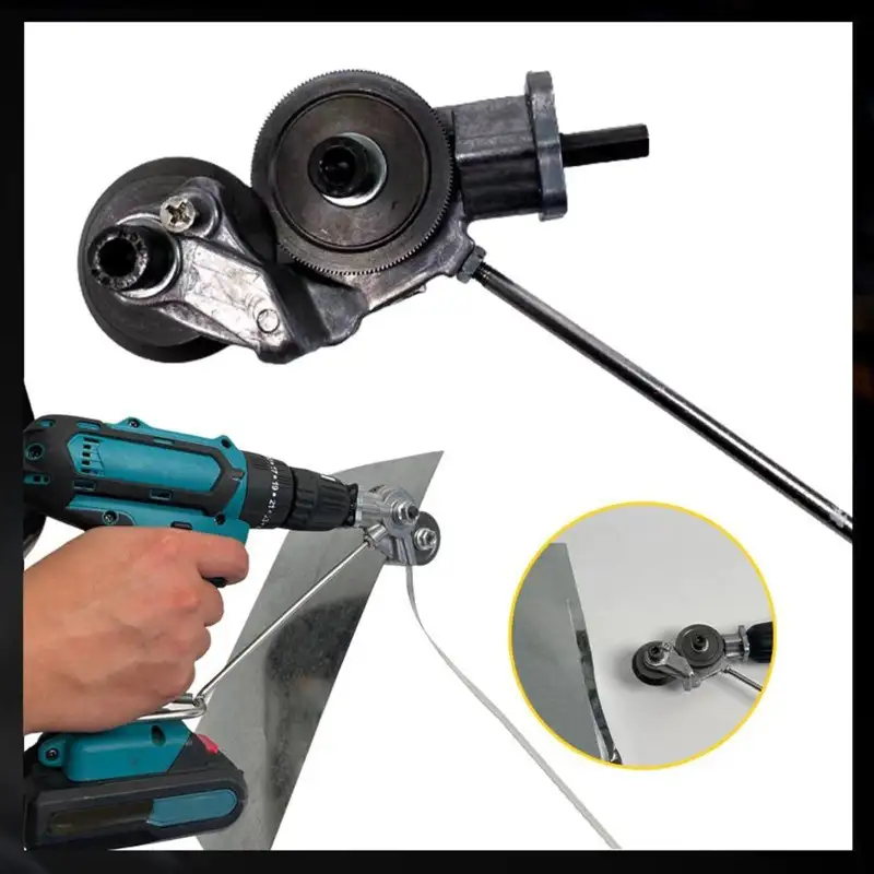 Adaptor bormasina pentru taiat tabla si materiale feroase
