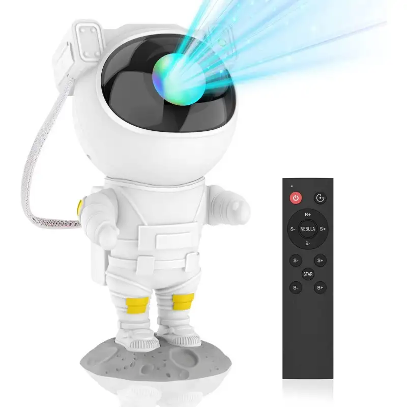 Proiector Astronaut Spațial LED & Laser RGB – Proiecție Stele și Nebuloase