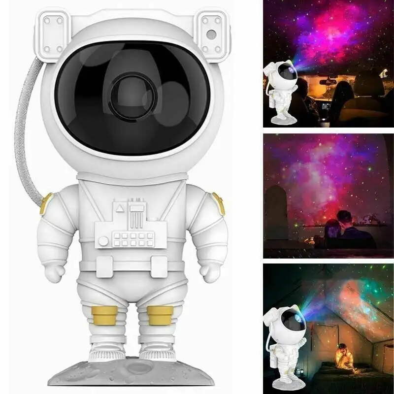 Proiector Astronaut Spațial LED & Laser RGB – Proiecție Stele și Nebuloase
