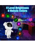 Proiector Astronaut Spațial LED & Laser RGB – Proiecție Stele și Nebuloase