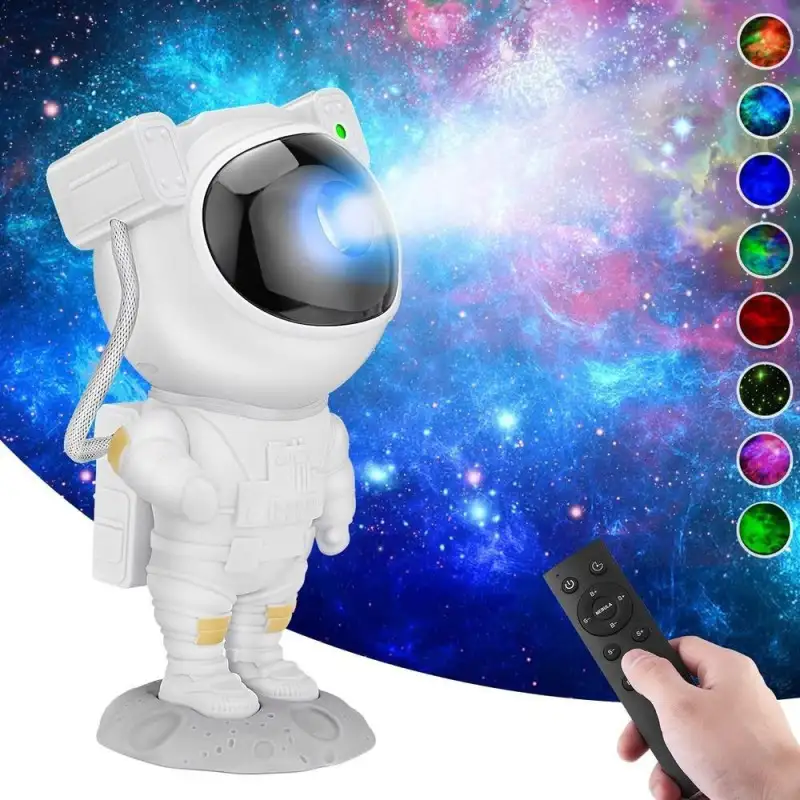 Proiector Astronaut Spațial LED & Laser RGB – Proiecție Stele și Nebuloase