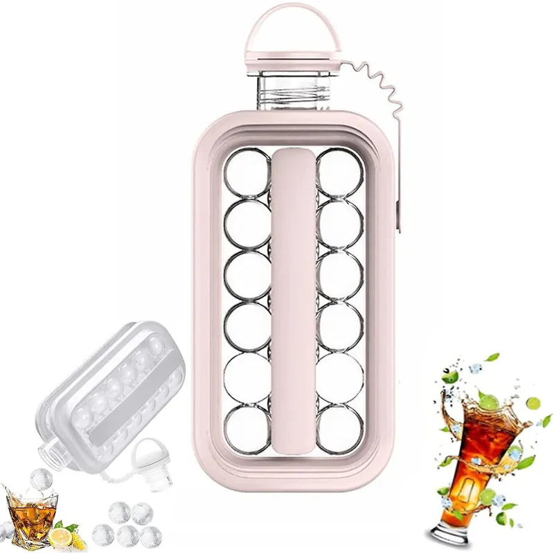 Sticla 2 in 1 portabila pentru gheata si bauturi