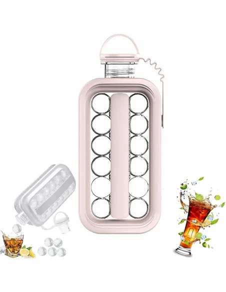 Sticla 2 in 1 portabila pentru gheata si bauturi