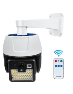 Camera solara falsa, 44 LED SMD, cu senzor de miscare si telecomanda