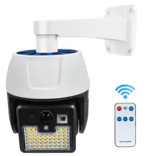 Camera solara falsa, 44 LED SMD, cu senzor de miscare si telecomanda