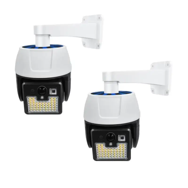 2 X Camera solara falsa, 44 LED SMD, cu senzor de miscare si telecomanda