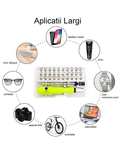 32 in1 Set Trusa Surubelnite de Precizie electronice