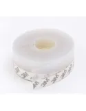 2 x Bandă de etanșare din silicon transparent de 1.8 m, pentru partea inferioară a usii
