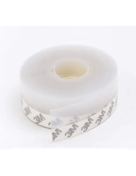 2 x Bandă de etanșare din silicon transparent de 1.8 m, pentru partea inferioară a usii