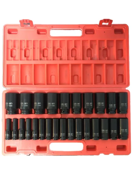 Trusa tubulare impact lungi 26 piese /2 10-36MM