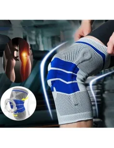 Genunchiera cu pernita din silicon , cu arcuri metalice din material respirabil , ideal pentru activitati sportive 2