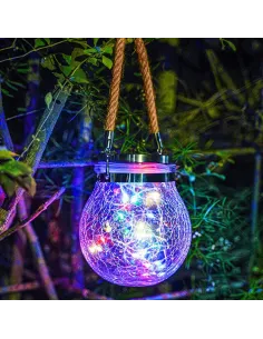 Lampa solara model glob cu led 11.5 x 14 x 8 cm 2