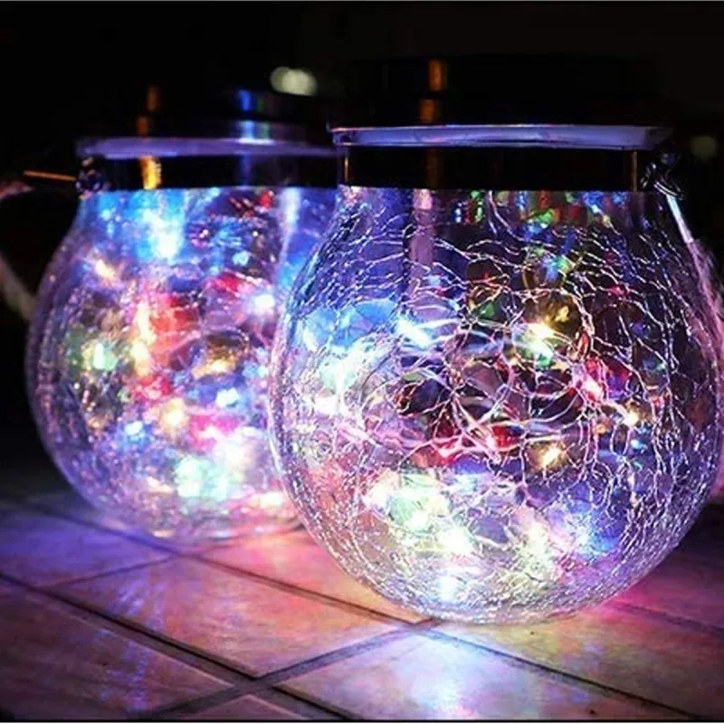 Lampa solara model glob cu led 11.5 x 14 x 8 cm