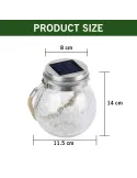 Lampa solara model glob cu led 11.5 x 14 x 8 cm