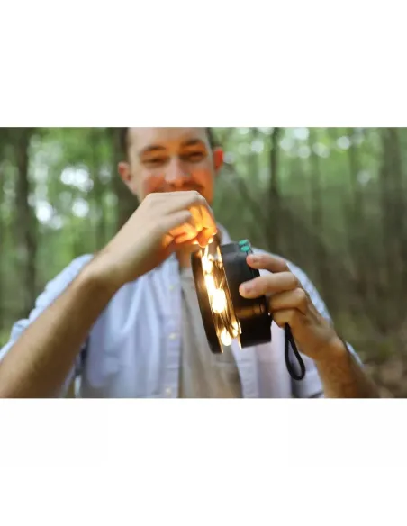 Decoratiune solara cu 20 leduri in serie  pentru camping