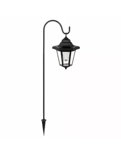 Lampa solara cu lumini multicolor ,  stalp si baterie reincarcabila