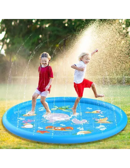 Saltea gonflabila pentru copii cu fantana arteziana - 170 cm