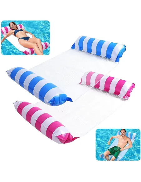 2 x sezlong gonflabil pentru plaja/apa