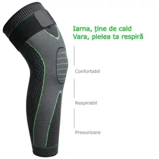 Genunchiera lunga si elastica pentru protectia genunchiului 2