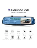 Oglinda retrovizoare 4.5 inch cu camera HD 1080P, DVR auto, cu microfon si difuzor incorporate + camera suplimentara marsarier