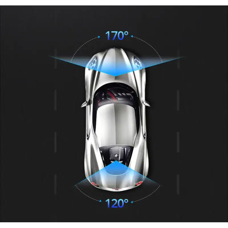 Oglinda retrovizoare 4.5 inch cu camera HD 1080P, DVR auto, cu microfon si difuzor incorporate + camera suplimentara marsarier