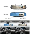 Oglinda retrovizoare 4.5 inch cu camera HD 1080P, DVR auto, cu microfon si difuzor incorporate + camera suplimentara marsarier