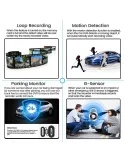Oglinda retrovizoare 4.5 inch cu camera HD 1080P, DVR auto, cu microfon si difuzor incorporate + camera suplimentara marsarier